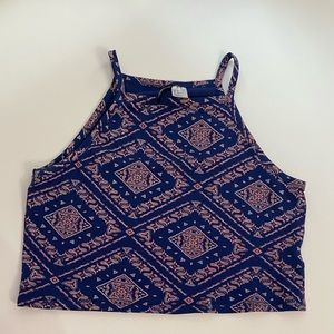 Patterned crop top